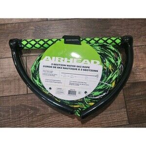 NEW AIRHEAD WMR-518 65' 3-Section Performance Waterski/Wakeboard Rope 030